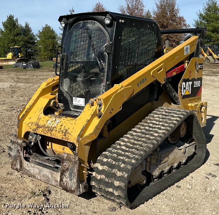 2018 Caterpillar 289D tracked skid steer loader - DS3257
