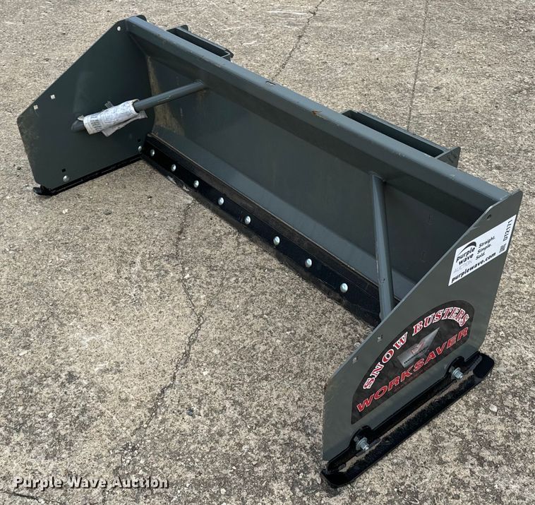 Worksaver SPS-2060R skid steer snow pusher - DT2171