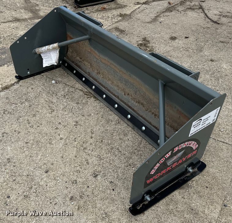Worksaver SPS-2060R skid steer snow pusher - DT2172