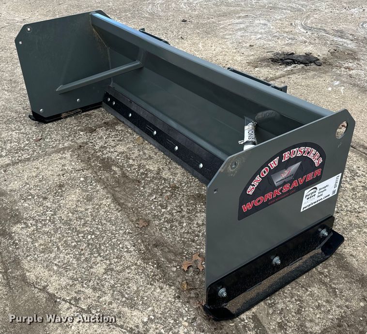 Worksaver SPS-2472R skid steer snow pusher - DT2173