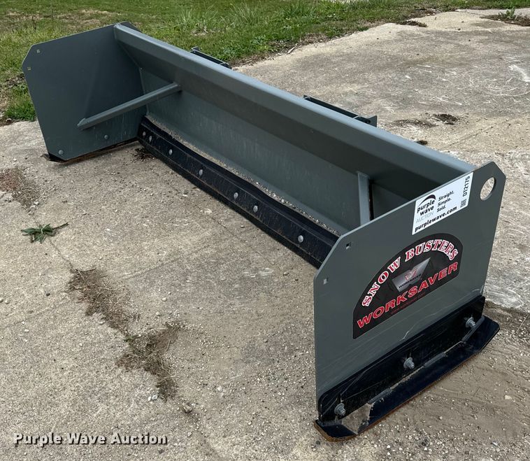 Worksaver SPS2484R skid steer snow pusher - DT2175