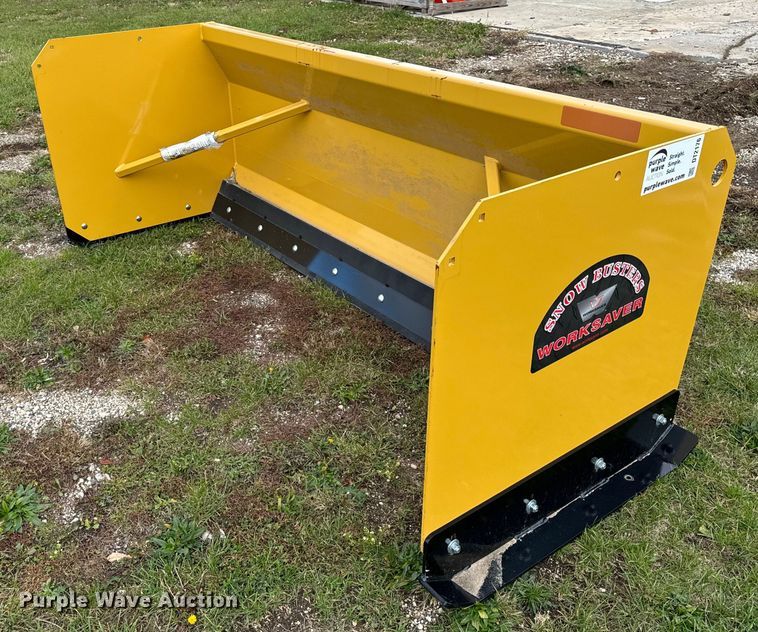 Worksaver SPS-3696R skid steer snow pusher - DT2176