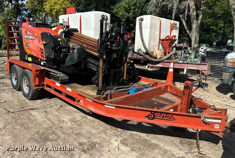 2018 Ditch Witch JT10 directional boring unit with trailer - DX1491