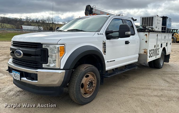 2017 Ford F550 Super Duty XL SuperCab utility / service truck - EG7008