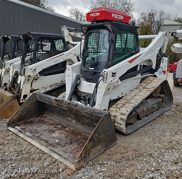 2018 Bobcat T870 tracked skid steer loader - OJ9109