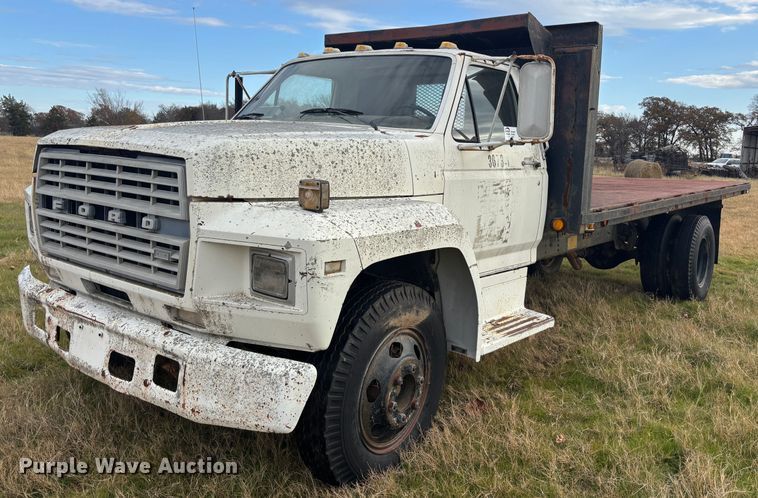 1982 Ford  F600G flatbed truck - DS2552