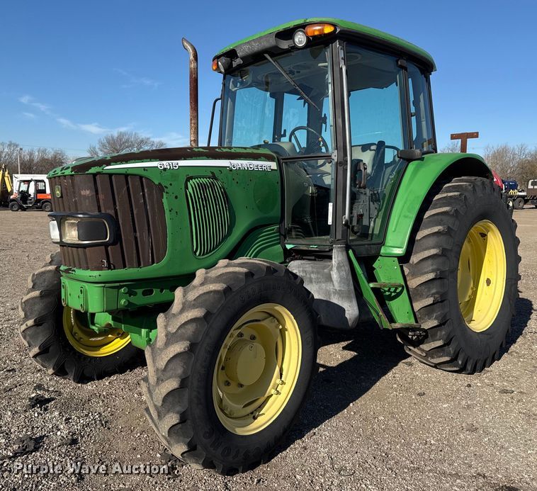 John Deere 6415 MFWD tractor - EG2337