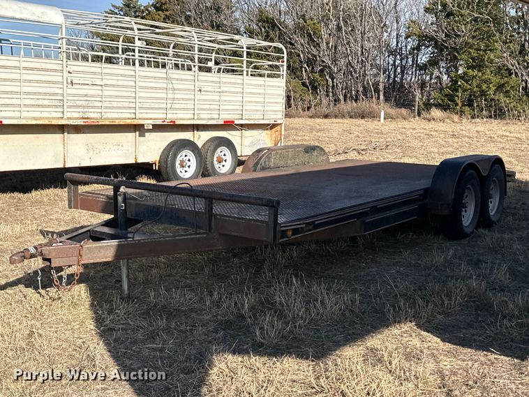 Shop built equipment trailer - ER8490