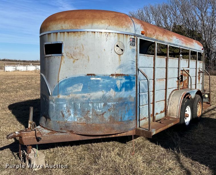 1989 WW livestock trailer - ER8492