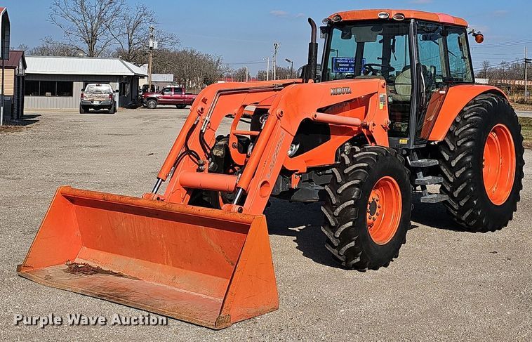 2010 Kubota M135X MFWD tractor - OJ9212