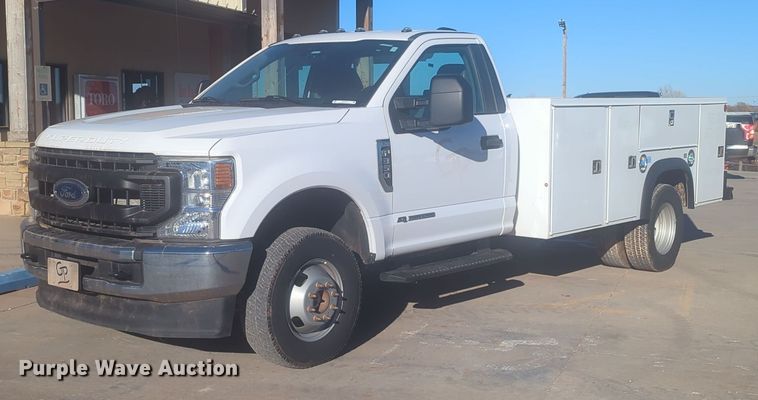 2021 Ford F350 Super Duty XL utility bed pickup truck - ER4670