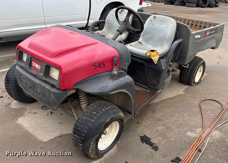 初期ソロイストワッフルカットソーグレーUSED Toro Workman Utility Vehicle For Sale | Purple Wave Auction