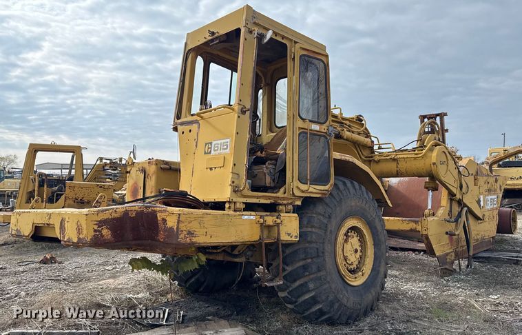 1984 Caterpillar 615 conventional scraper  - DJ9733