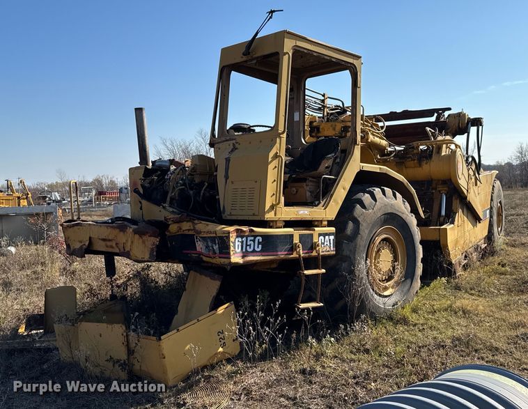 1989 Caterpillar 615C elevating scraper - DJ9749