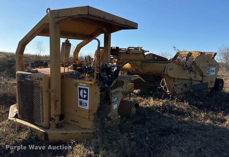 1974 Caterpillar 613 conventional scraper  - DJ9765