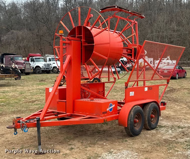 Stewart & Stevenson CE93 reel trailer - DO0017