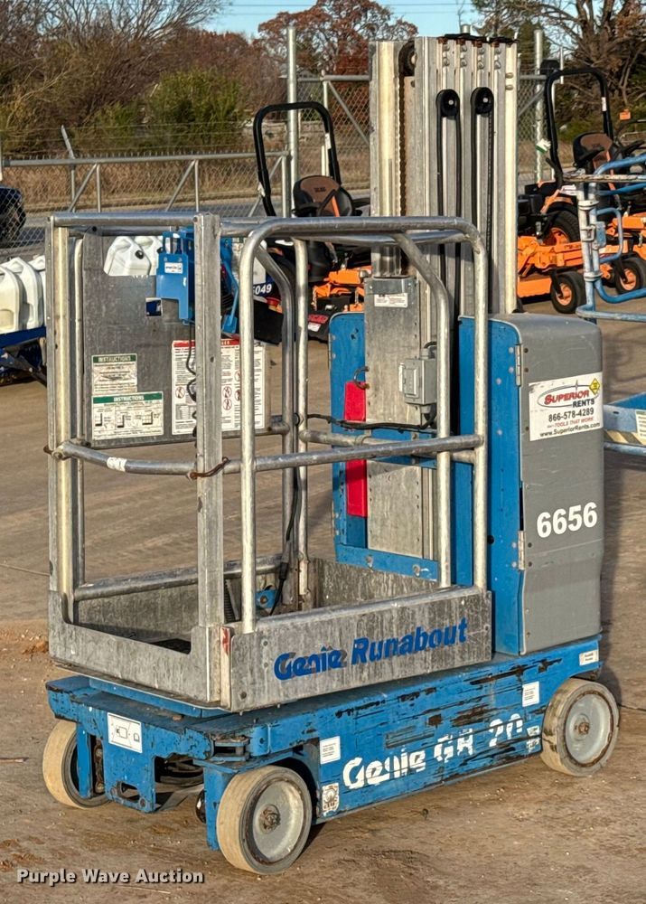 2015 Genie GR20 vertical lift - DO0541