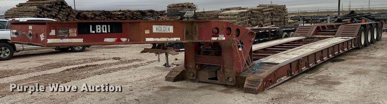 2002 Holden HBD50 lowboy equipment trailer - DP6034