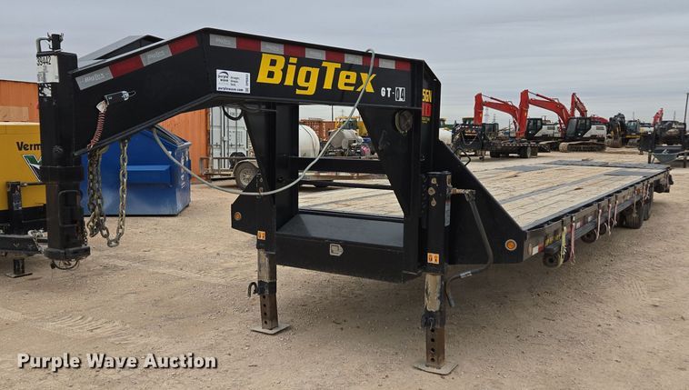 2023 Big Tex 25GN-35BK+5MR equipment trailer - DP6043