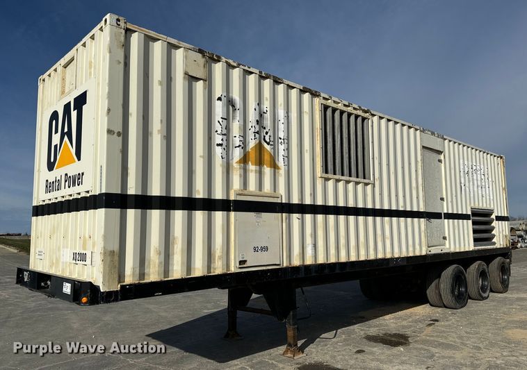 Caterpillar XQ2000 generator trailer - DP6781