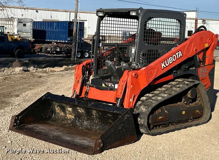 2019 Kubota SVL65-2 tracked skid steer loader - DQ6463