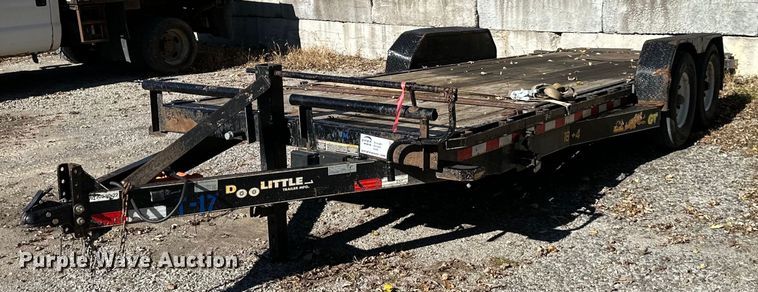 2017 Doolittle tilt deck equipment trailer - DS3182
