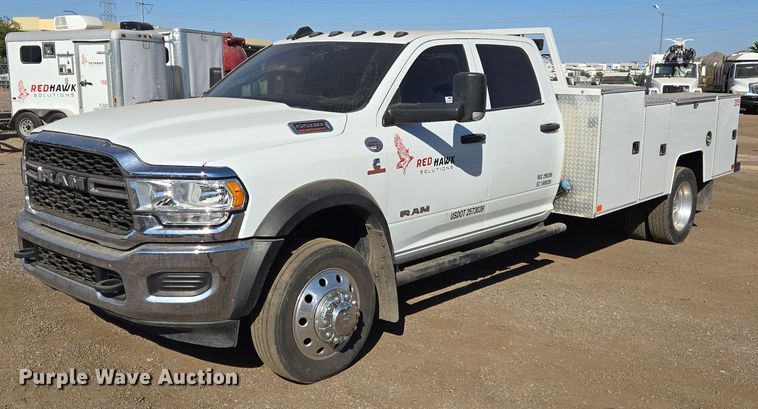 2022 Dodge Ram 5500 Crew Cab utility / service truck - DT5393