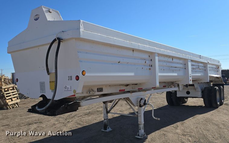 1999 Lufkin ULDII-38 end dump trailer - DV0093