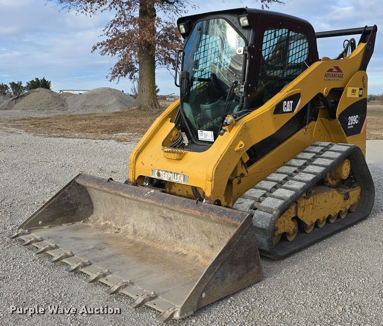 2012 Caterpillar 289C2 tracked skid steer loader - DV0124