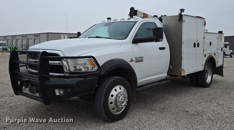 2018 Dodge Ram 5500HD utility / service truck - DV0147