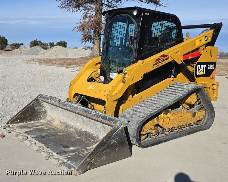 2015 Caterpillar 289D tracked skid steer loader - DV0171