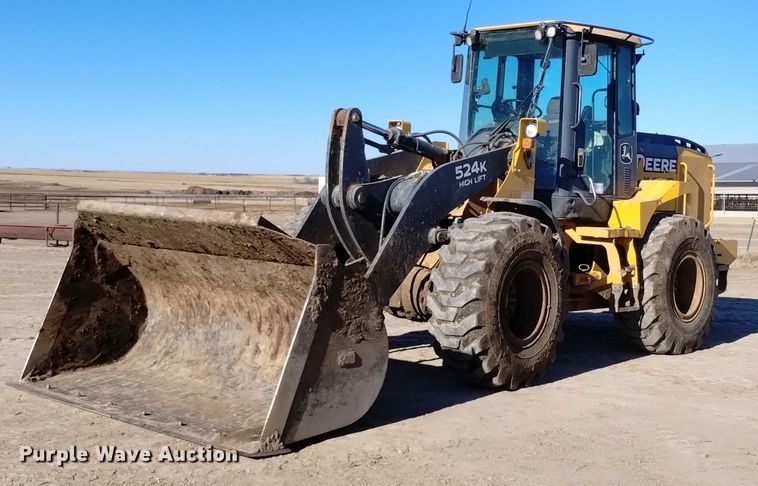 2013 John Deere 524K high lift wheel loader - DV6608