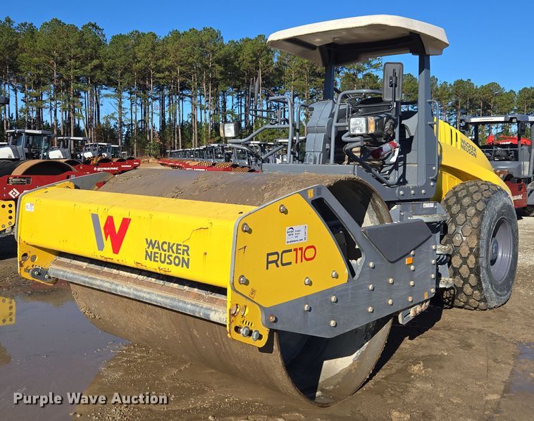 2019 Wacker Neuson RC110 single drum vibratory roller - DW1766