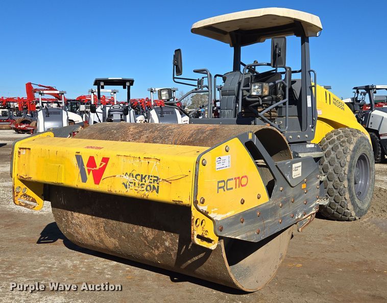 2020 Wacker Neuson RC110 single drum vibratory roller - DW1767