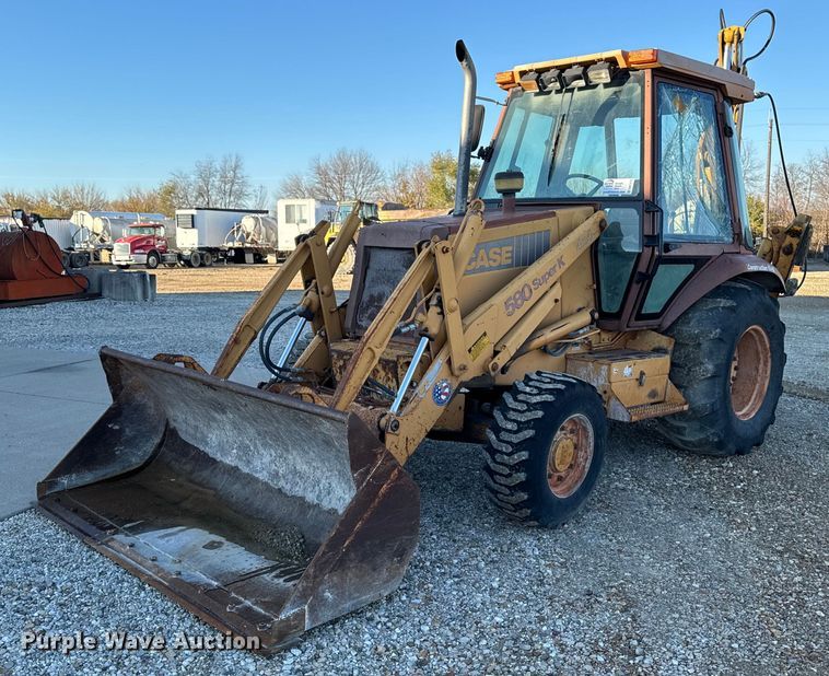 1991 Case 580 Super K backhoe - DW2429