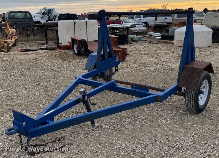 Shop built reel trailer - DX3913