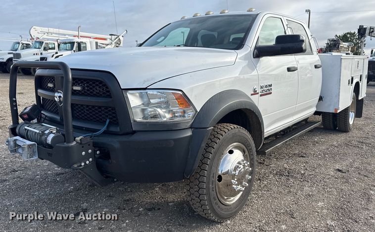 2014 Dodge Ram 4500HD Crew Cab utility / service truck - EG2320
