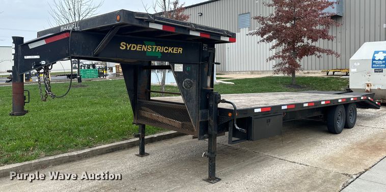 2015 Maxwell drop deck equipment trailer - EH7349