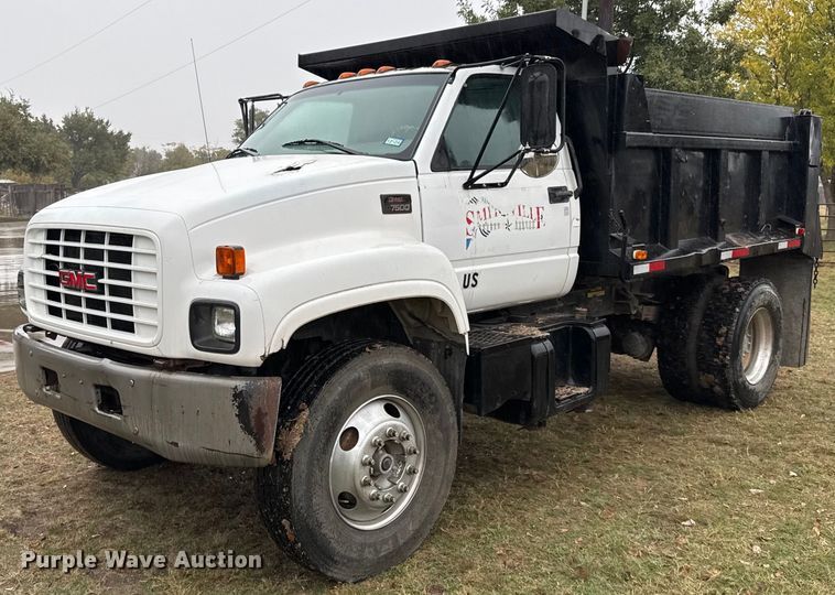 2000 GMC C7500 dump truck - EJ3326