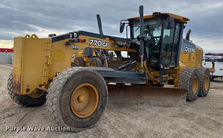 2014 John Deere 770G motor grader - EJ3343