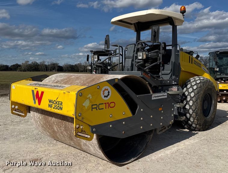 2020 Wacker Neuson RC110 single drum vibratory roller - EJ3381