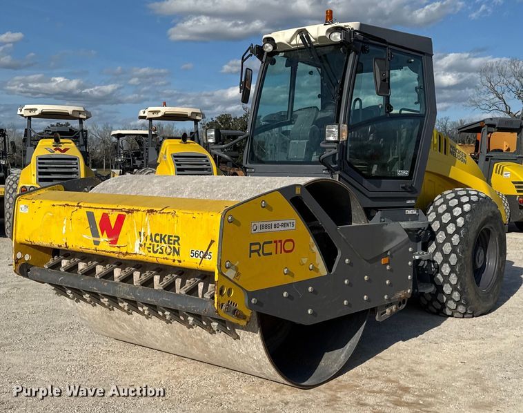 2019 Wacker Neuson RC110 single drum vibratory roller - EJ3386