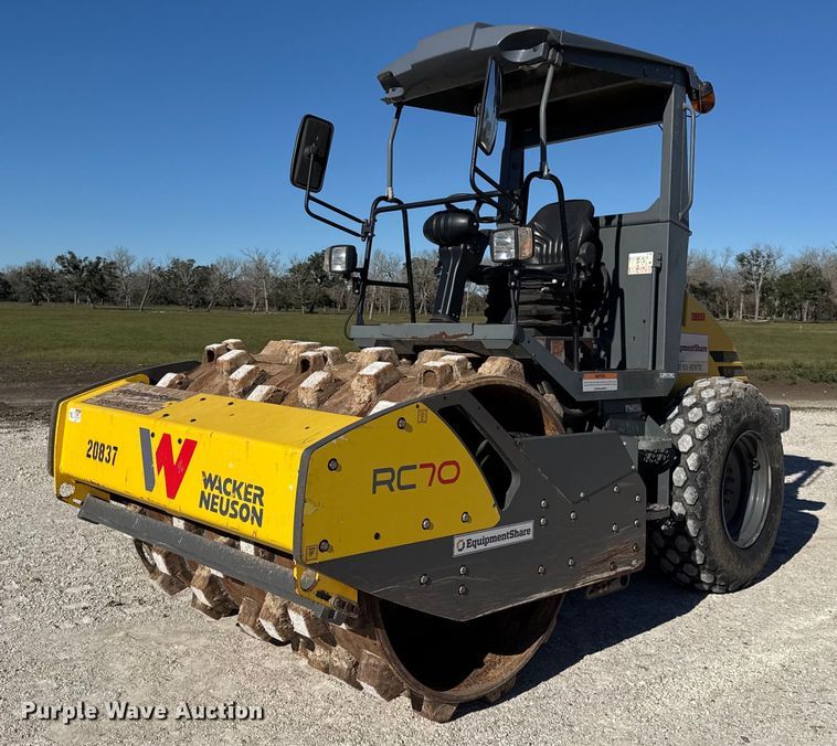 2018 Wacker Neuson RC70 single drum vibratory roller - EJ3391