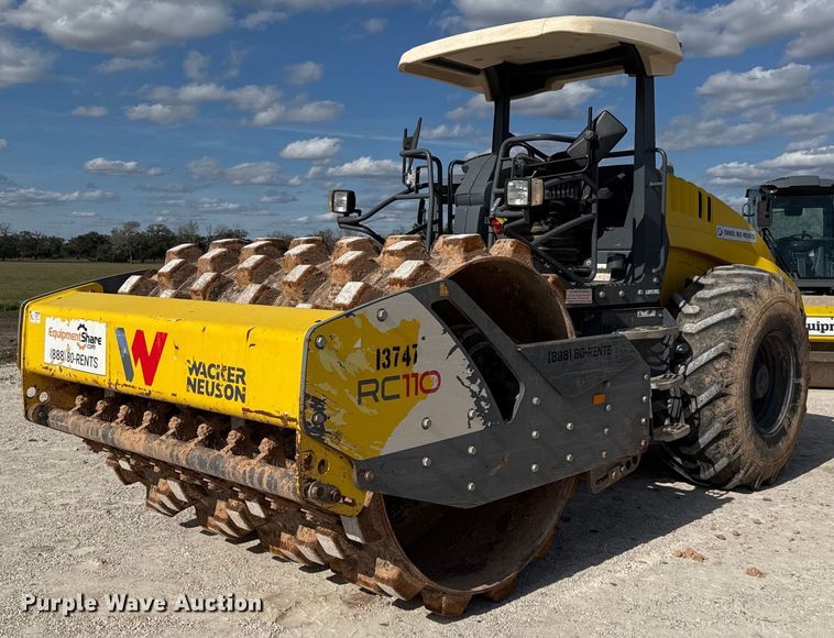 2018 Wacker Neuson RC110P single drum vibratory roller - EJ3393