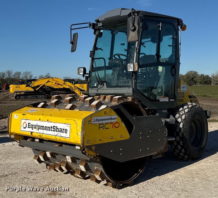 2018 Wacker Neuson RC70 single drum vibratory roller - EJ3403