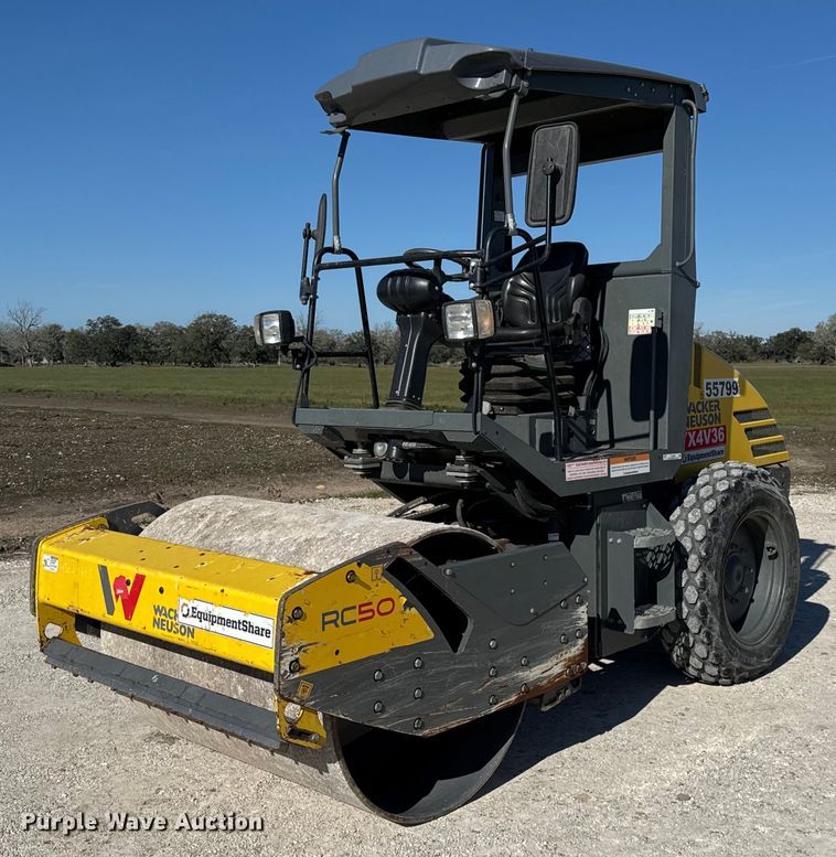 2019 Wacker Neuson RC50 single drum vibratory roller - EJ3405