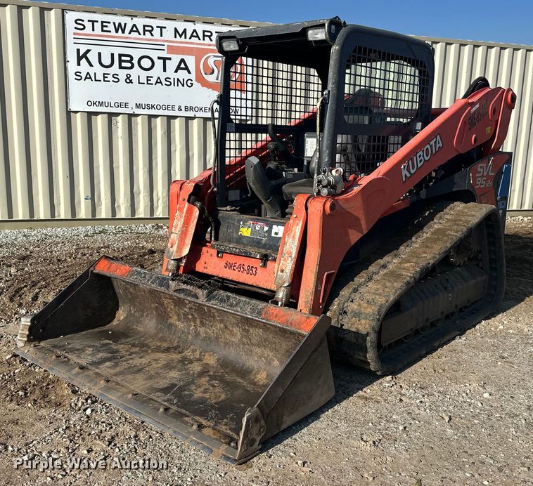 2019 Kubota SVL95-2S tracked skid steer loader - EJ5179