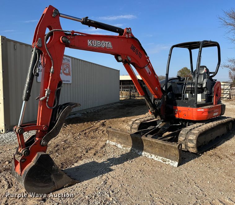 2020 Kubota U55-4 mini excavator - EJ5191