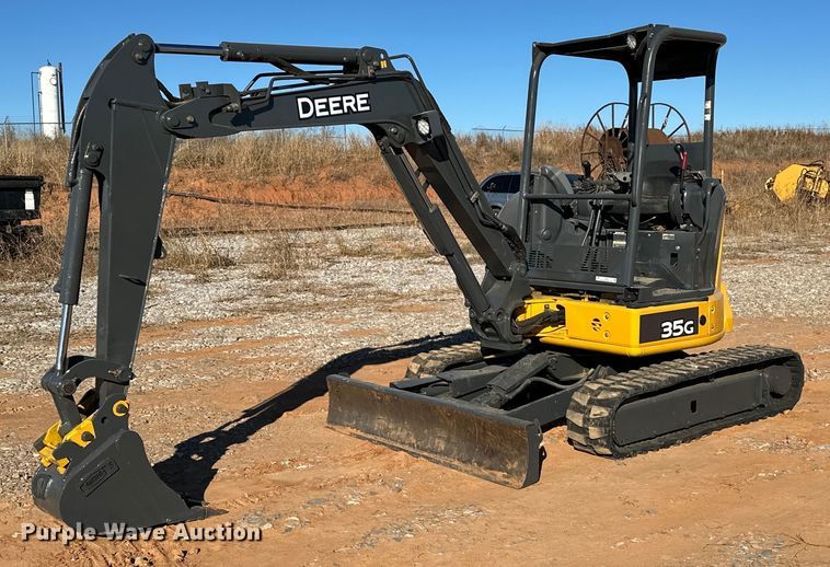 2016 John Deere 35G mini excavator - EJ5214