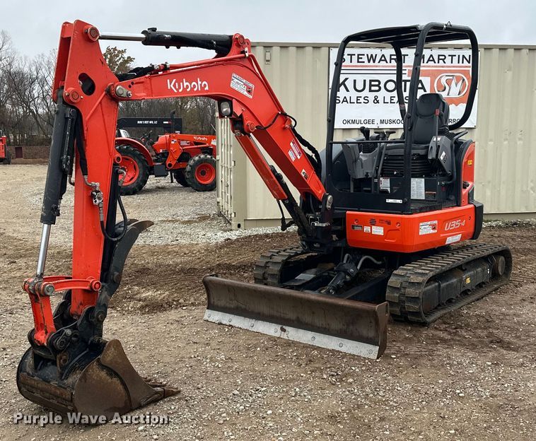 2021 Kubota U35-4 mini excavator - EJ5237